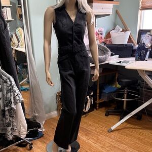 PAIGE Black Belted Jumpsuit